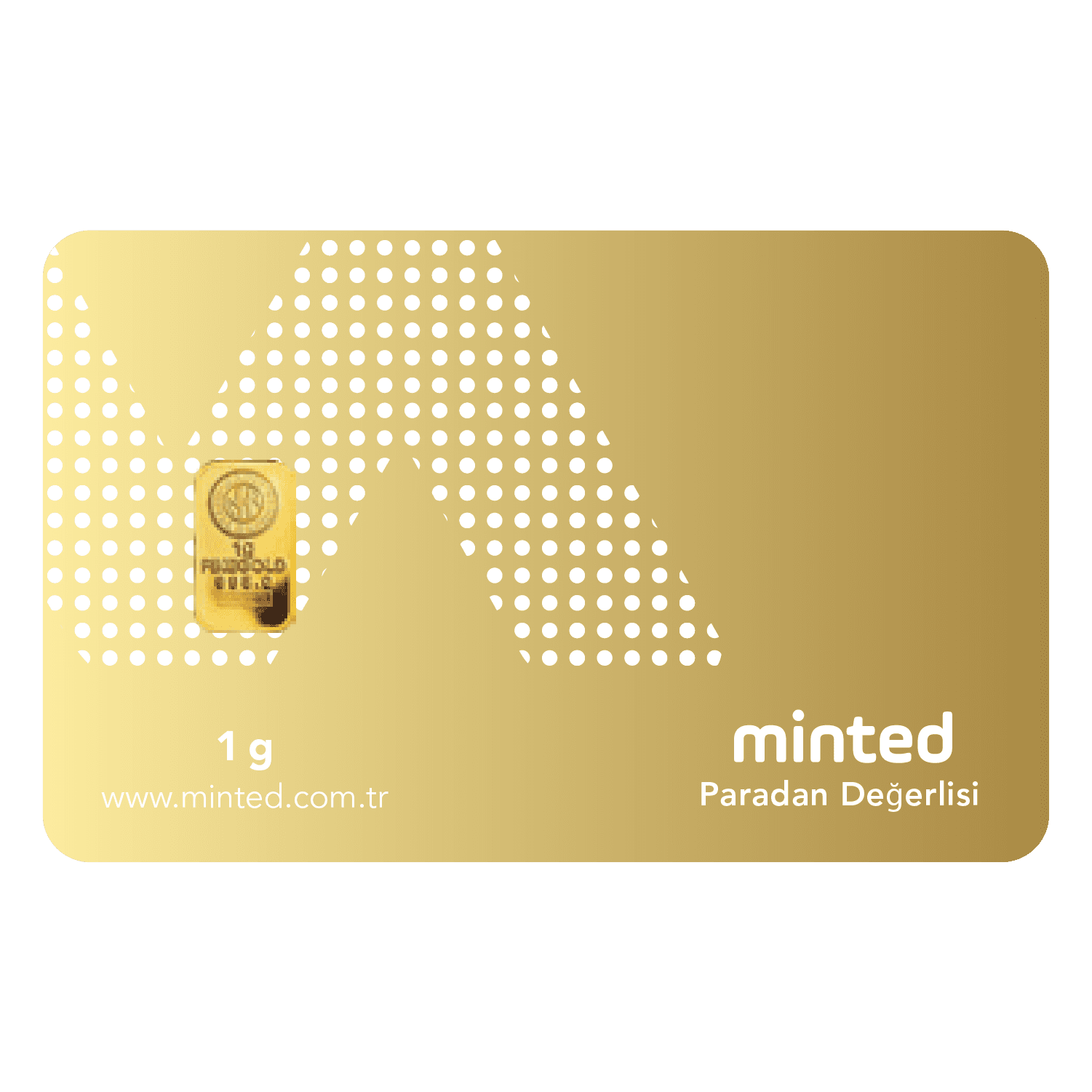 Minted 1 Gr 995,0 Külçe Altın