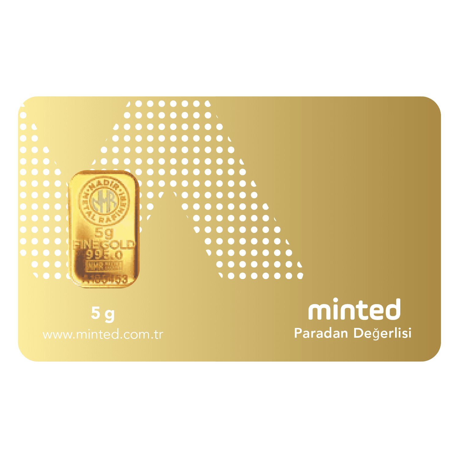 Minted 5 Gr 995,0 Külçe Altın