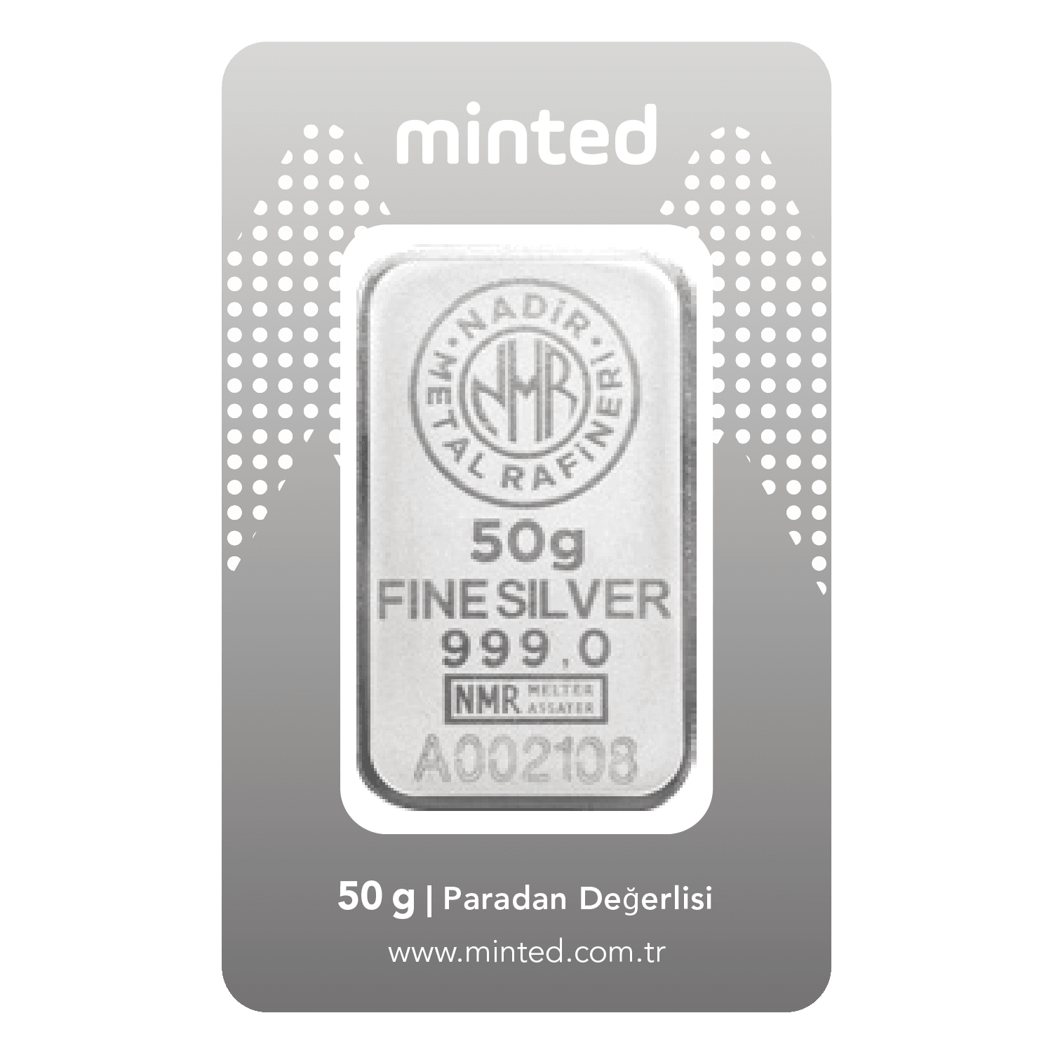 Minted 50 Gr Gümüş