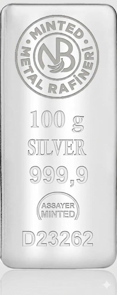 Minted 100 Gr Gümüş