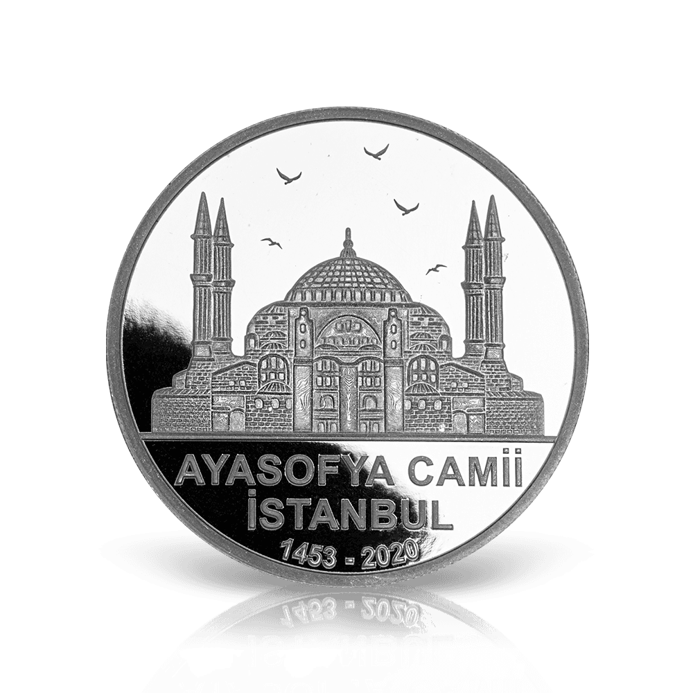 Ayasofya Camii 2021 (999.0 Saflık Gümüş 1 Ons)