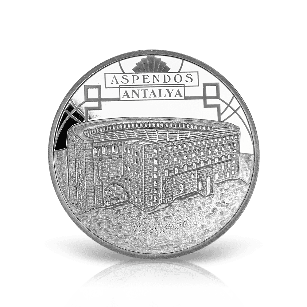 Aspendos Gümüş 2021 (999.0 Saflık Gümüş 1 Ons)